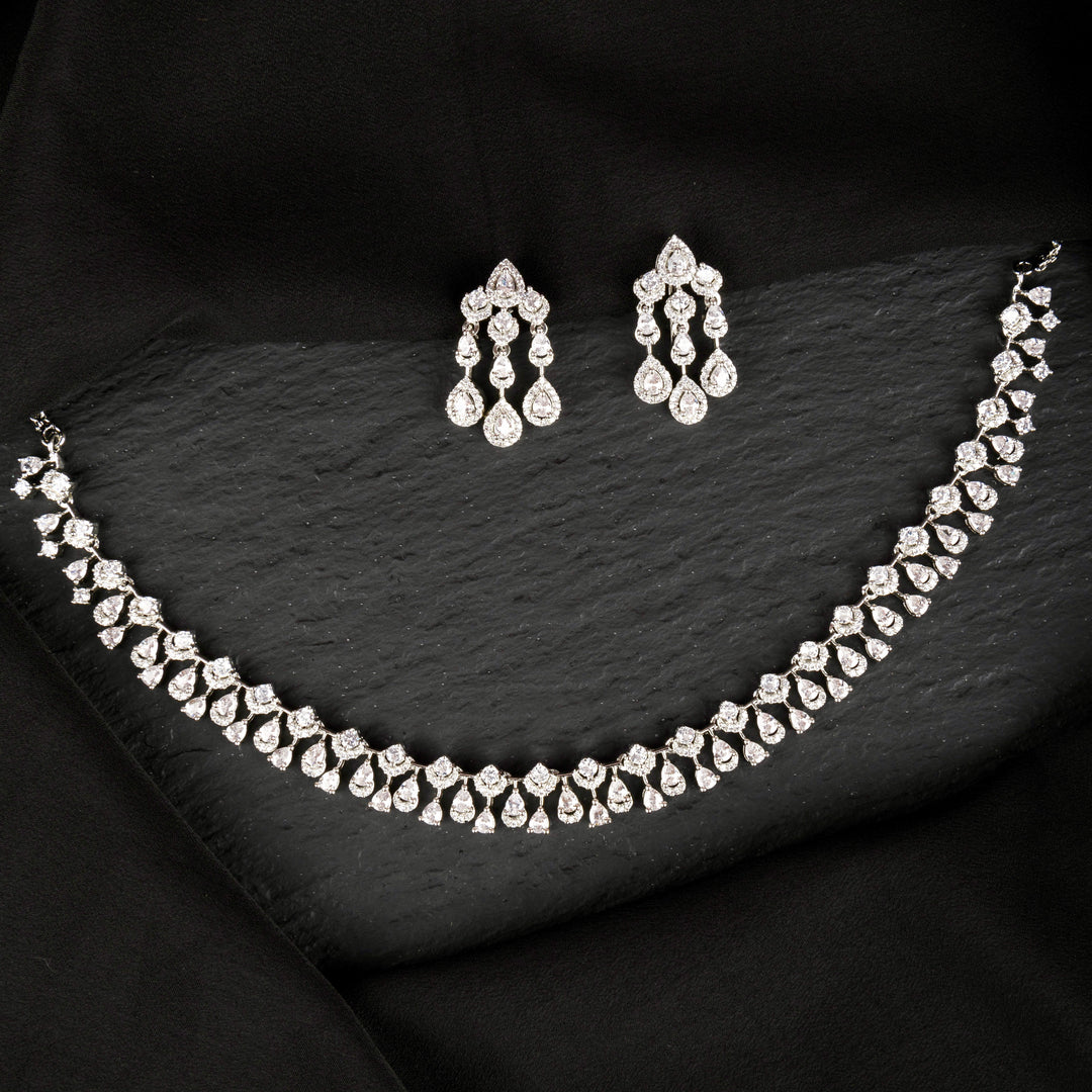 Alina Diamond Necklace Set