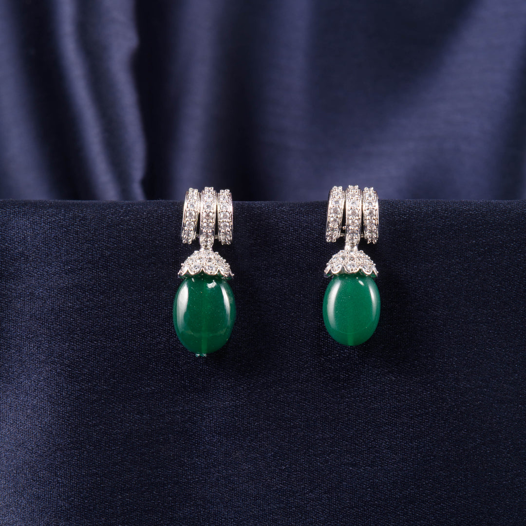 Quinn Emerald and Diamond Necklace Set