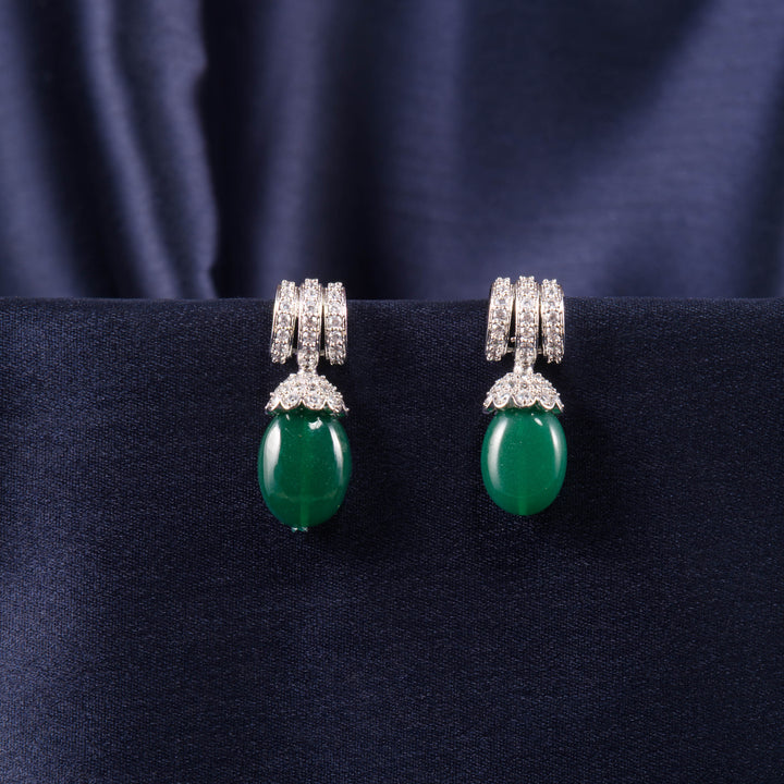 Quinn Emerald and Diamond Necklace Set