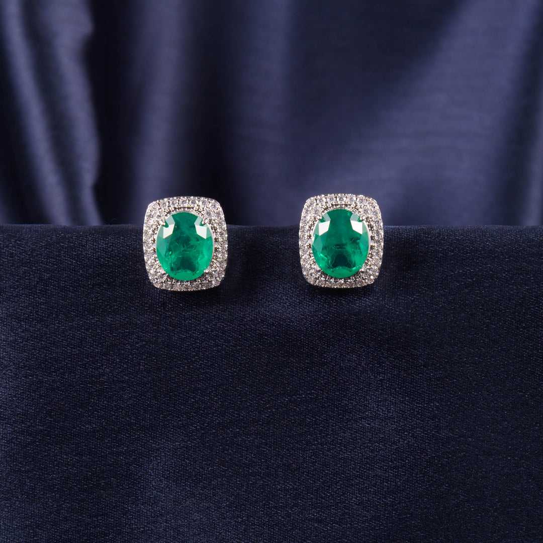 Evelina Emerald and Diamond Necklace Set