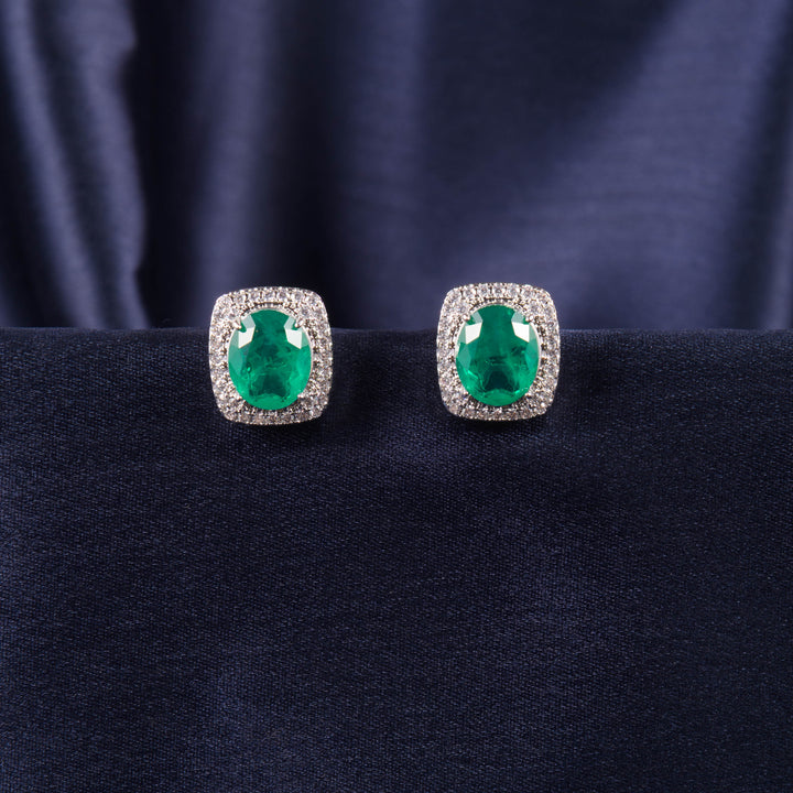 Evelina Emerald and Diamond Necklace Set