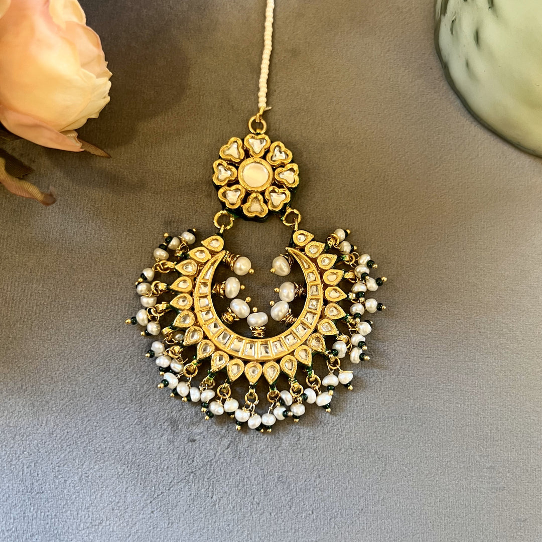 Sabah Pearl and Polki Mangtikka