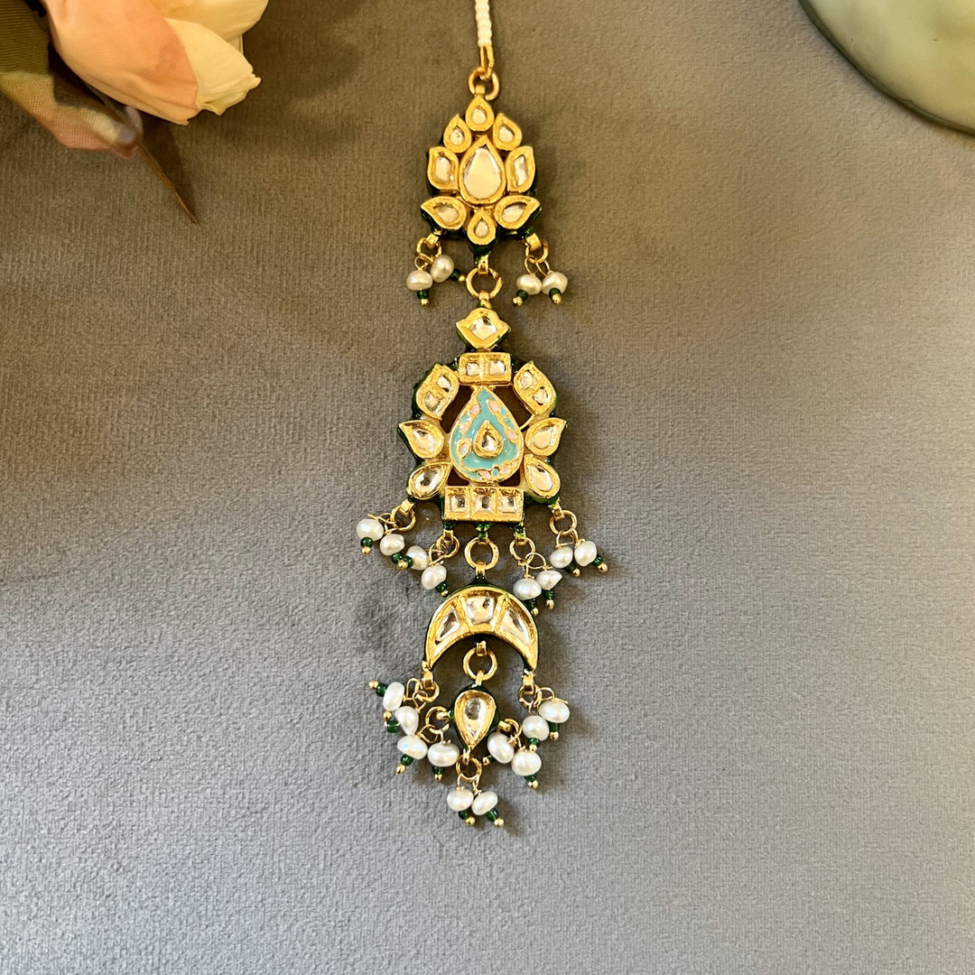Amrita Pearl and Polki Mangtikka