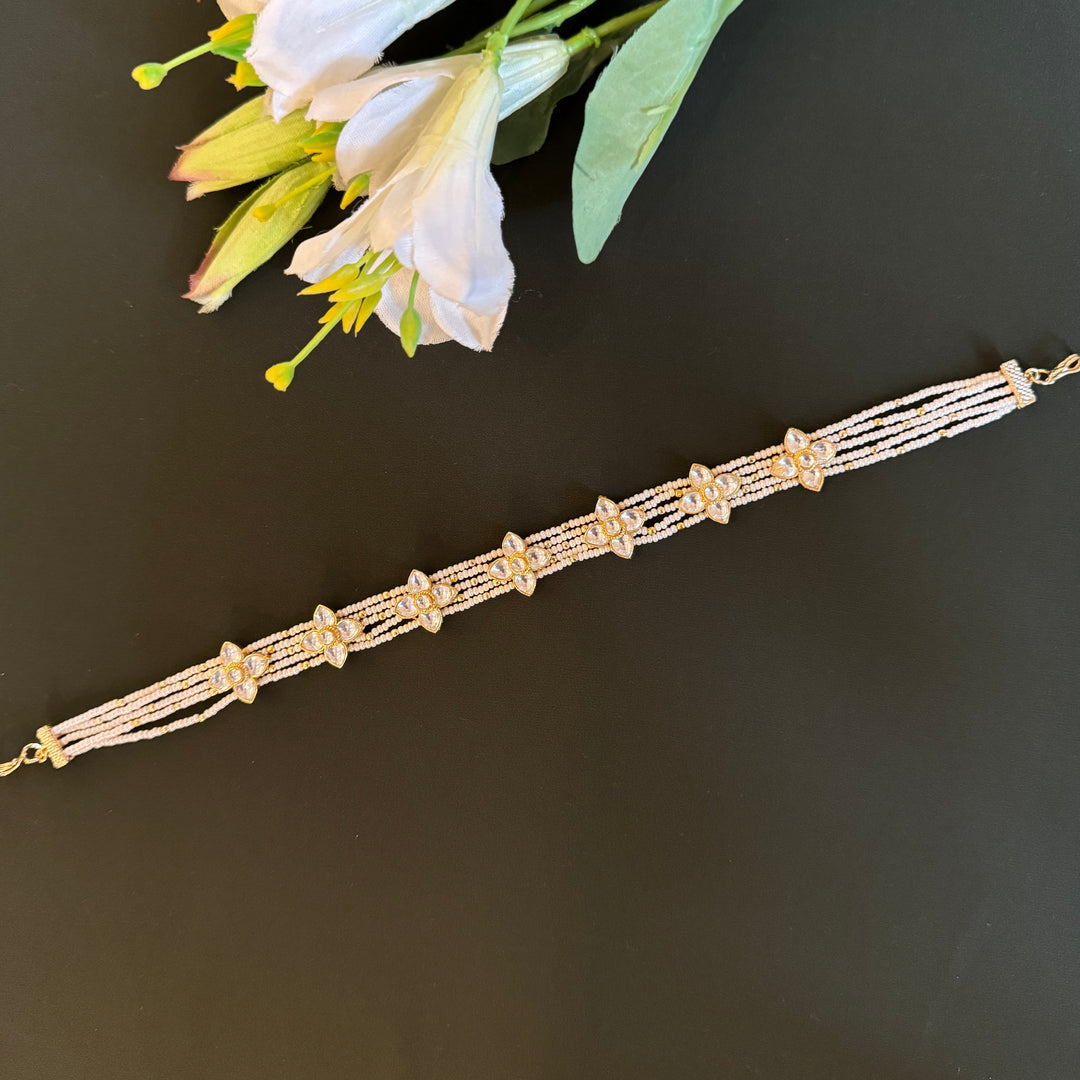 Safiya Pearl and Polki Headband