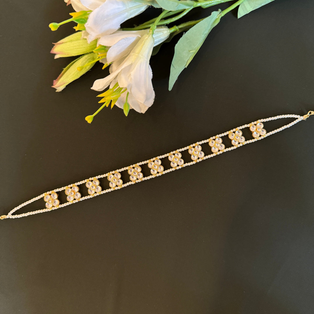 Akila Pearl and Polki Headband