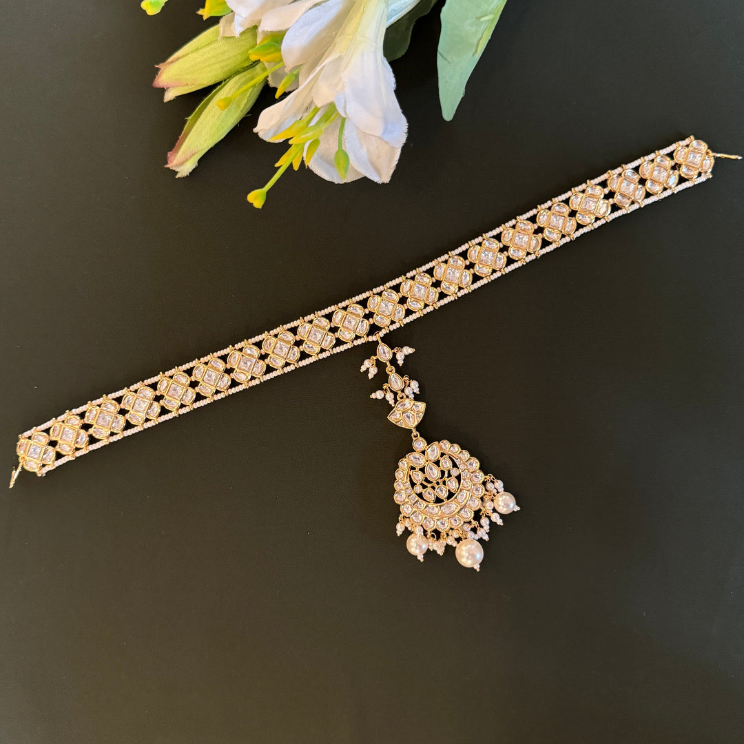Kalki Pearl and Polki Mathapatti