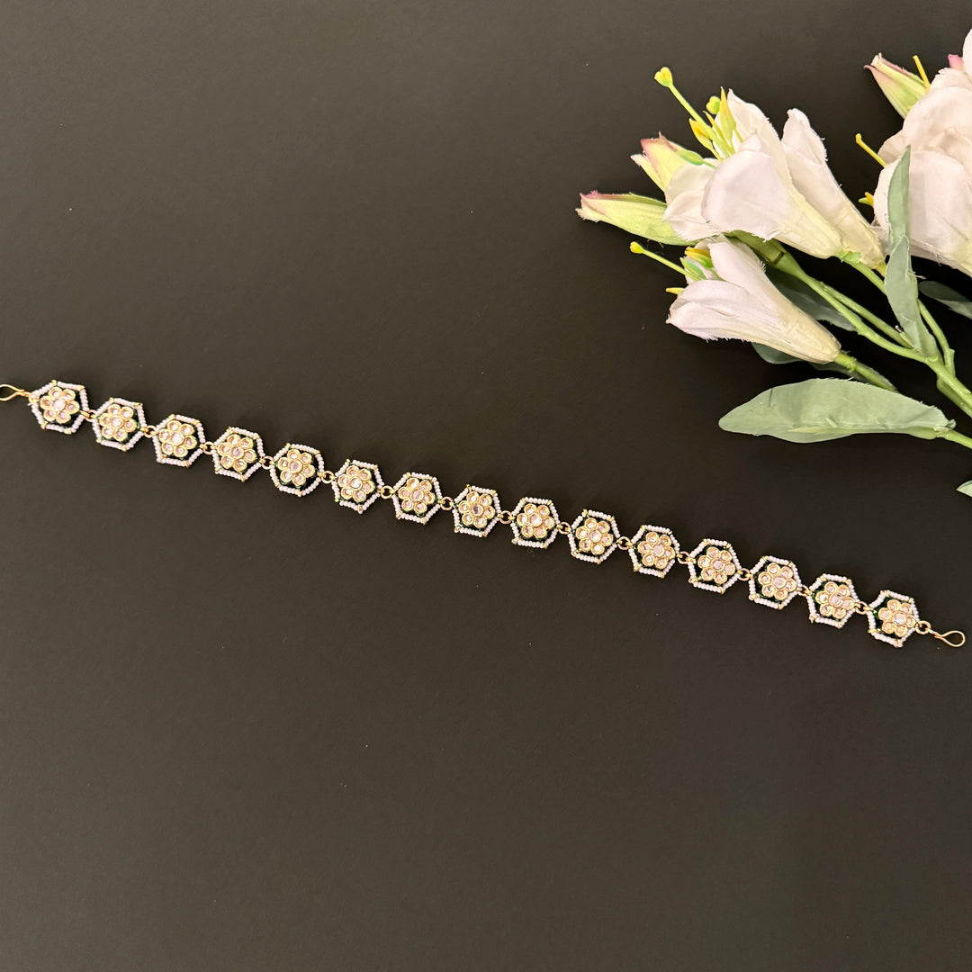 Yami Pearl and Polki Headband