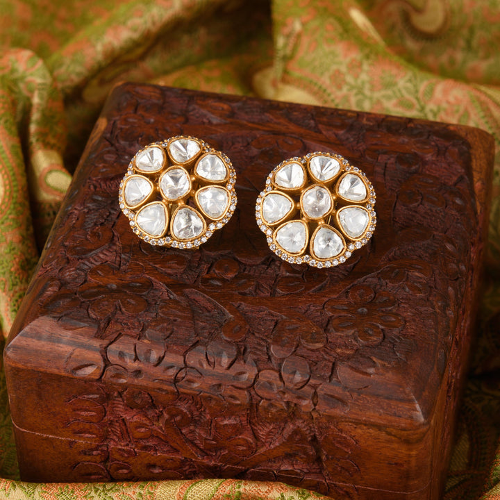 Mahika Polki Studs