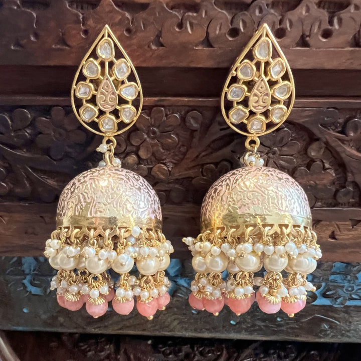 Neeshika Enamel Jhumka