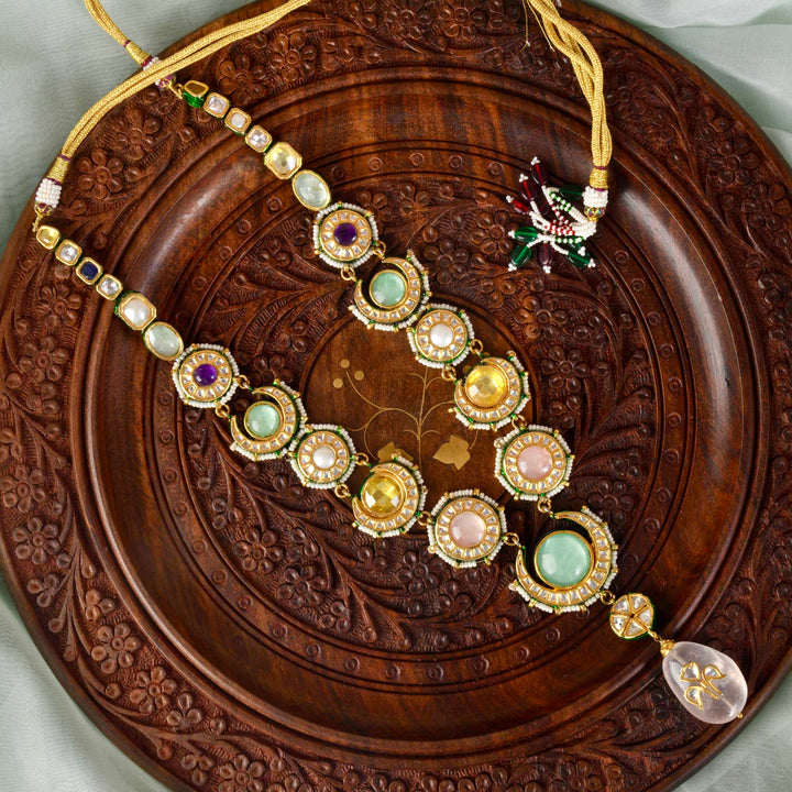 Aakruthi Multicoloured Necklace Set