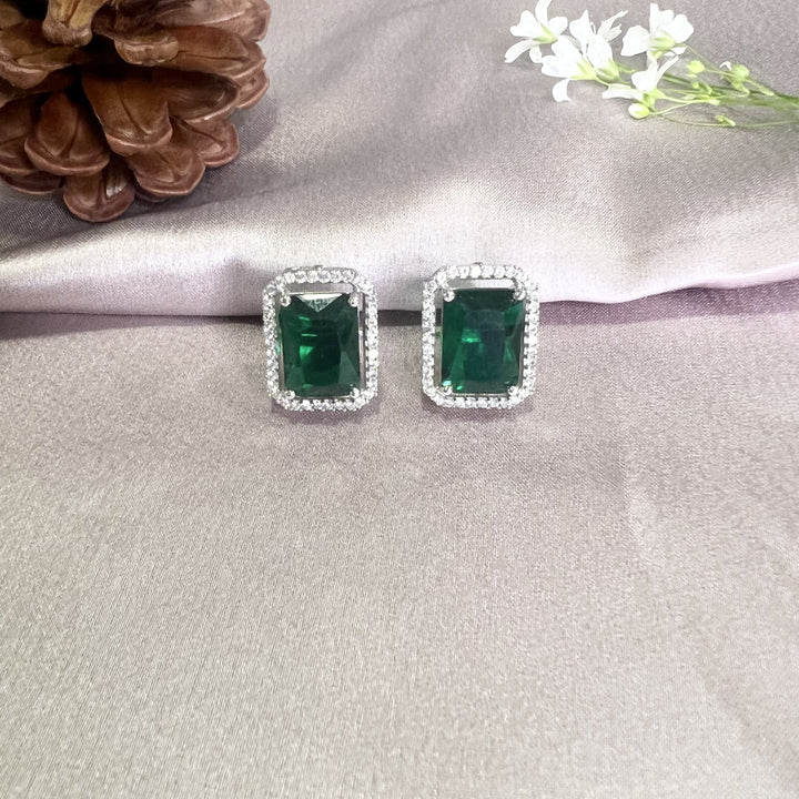 Kelly Emerald Studs