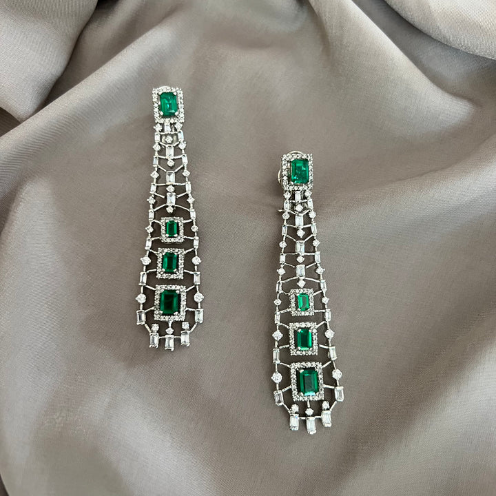 Olive Diamond Earrings