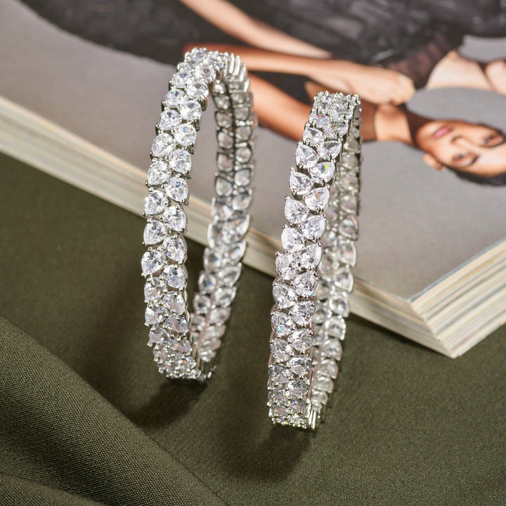 Lilyana Diamond Bangle Pair