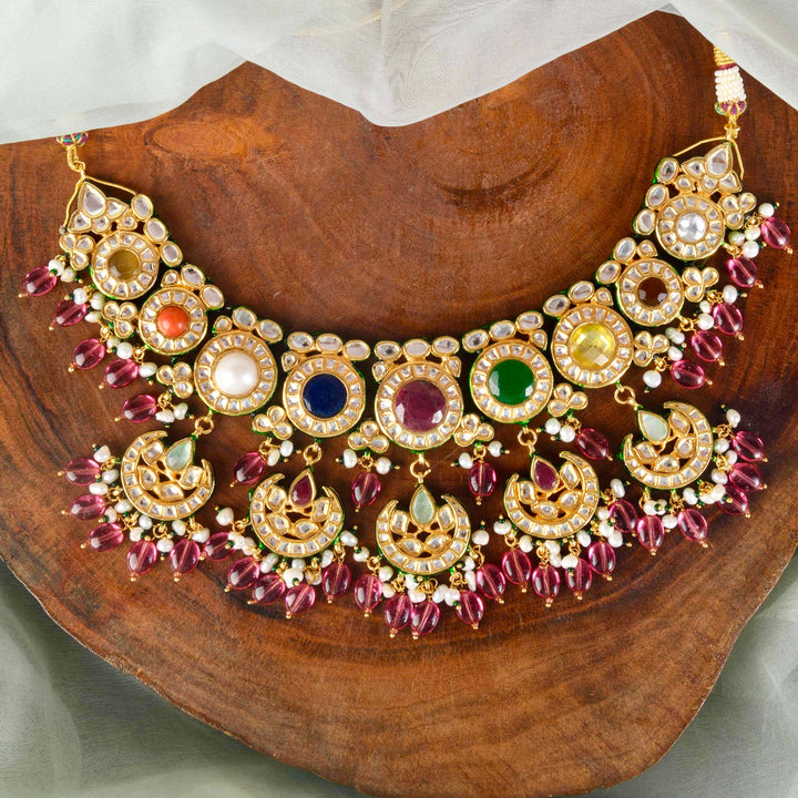 Devayani Navratan Choker Set