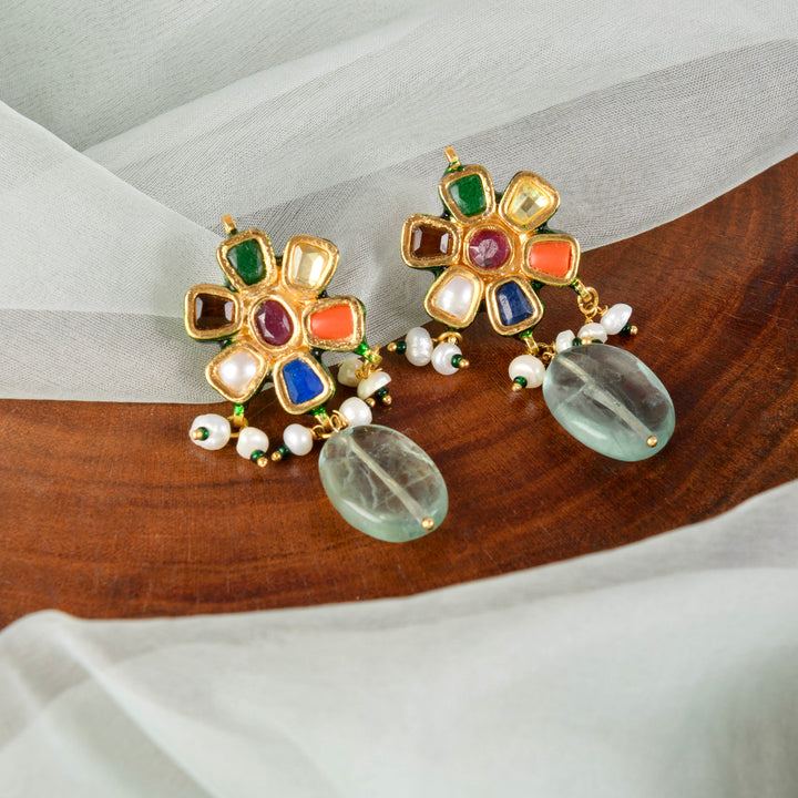 Gaurika Navratan Earrings