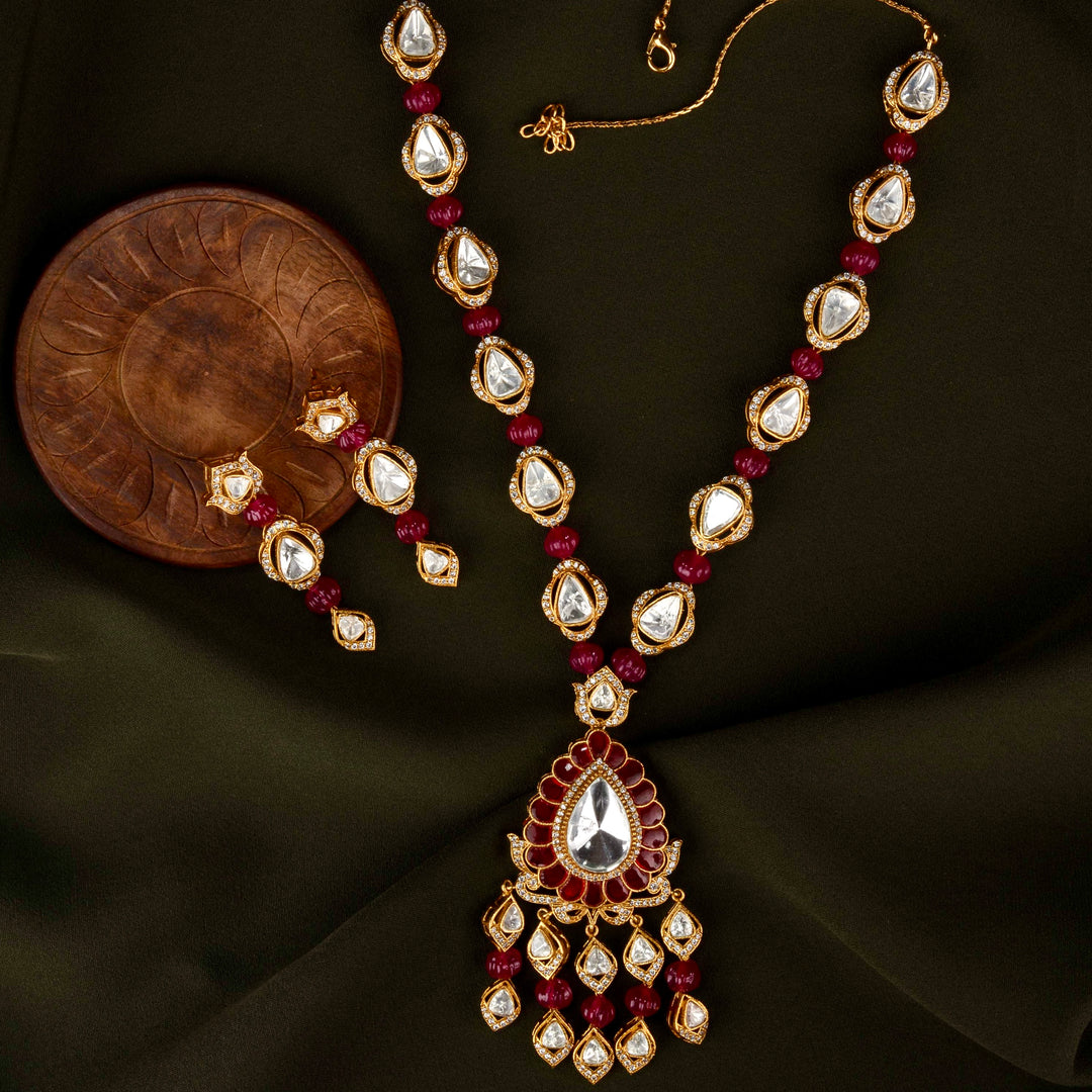 Aadrika Polki Necklace Set