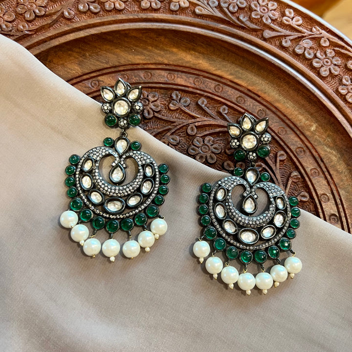 Dhaarani Victorian Pearl Earrings