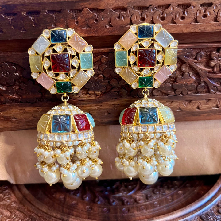 Mandavi Multicoloured Jhumka