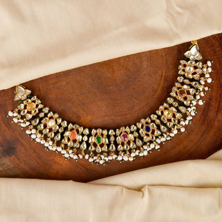 Samidha Navratan Necklace Set