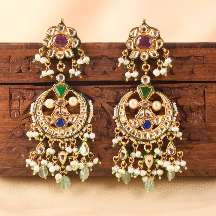 Adveta Navratan Necklace Set