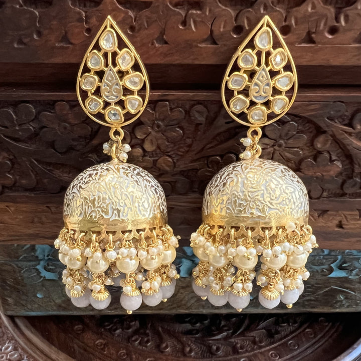 Neeshika Enamel Jhumka