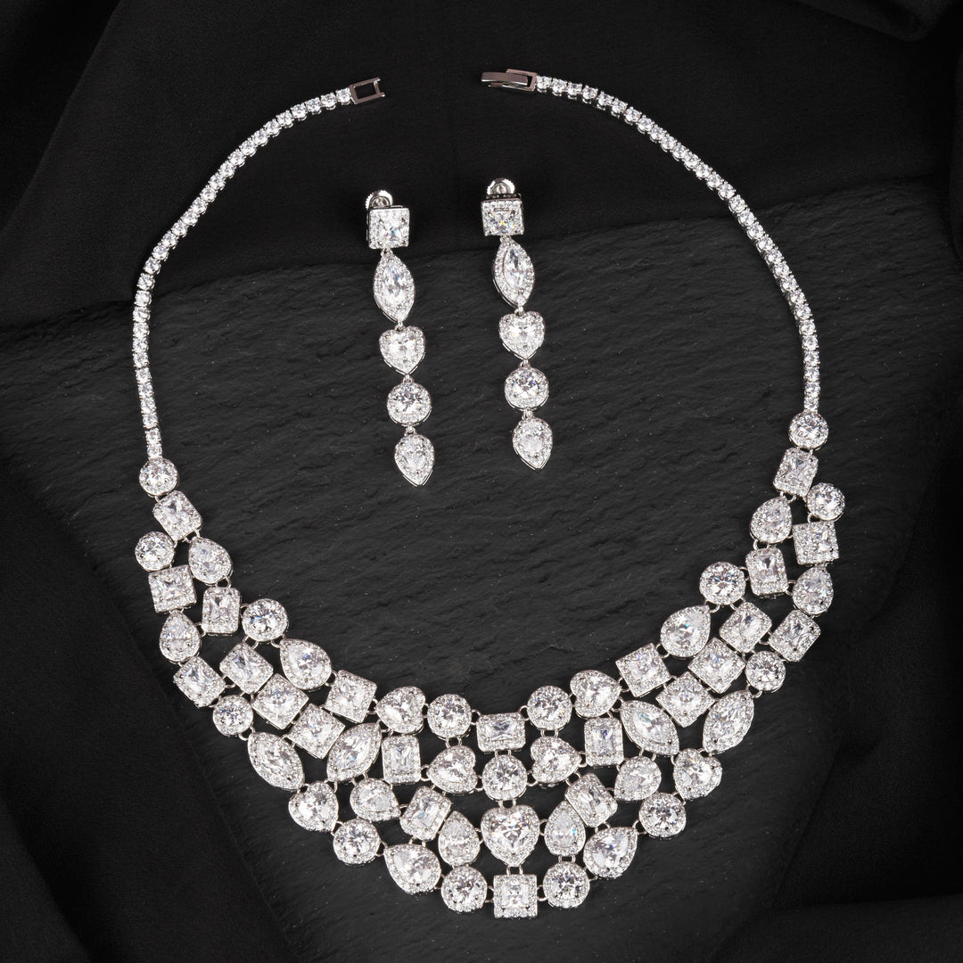 Darlene Diamond Necklace Set