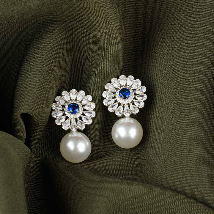 Tulsa Diamond And Pearl Studs