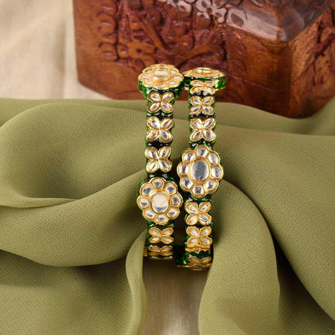 Parveen Polki Bangle Pair