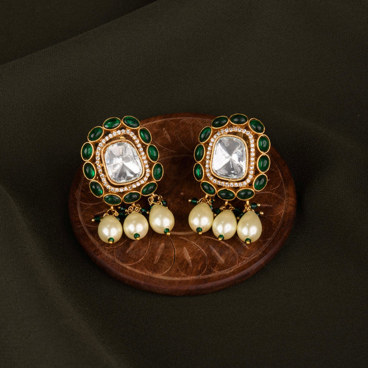 Aamisha Moissanite Polki Necklace Set