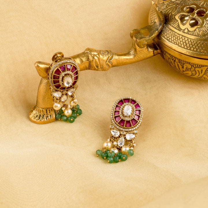 Aaliya Polki and Pearl Choker Set