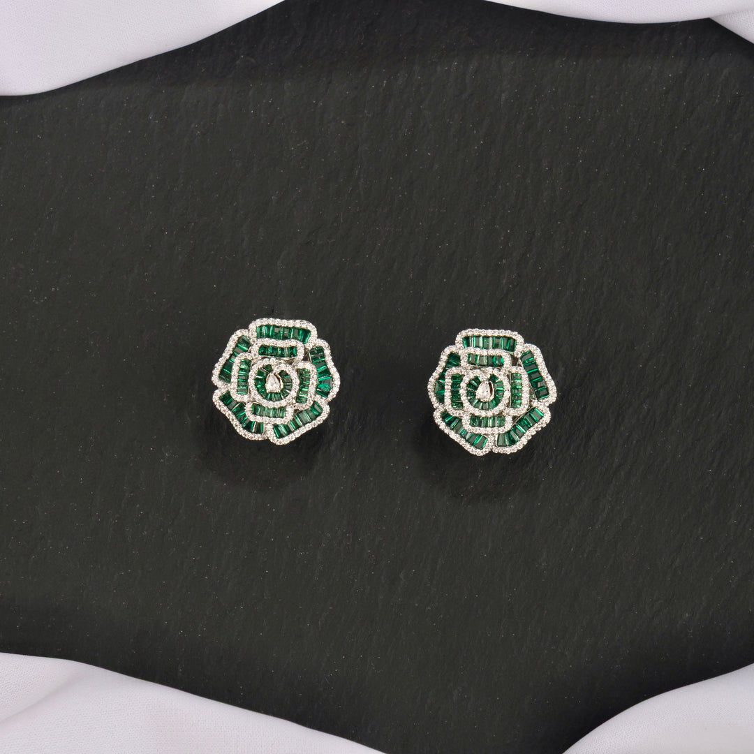 Rose Diamond Studs