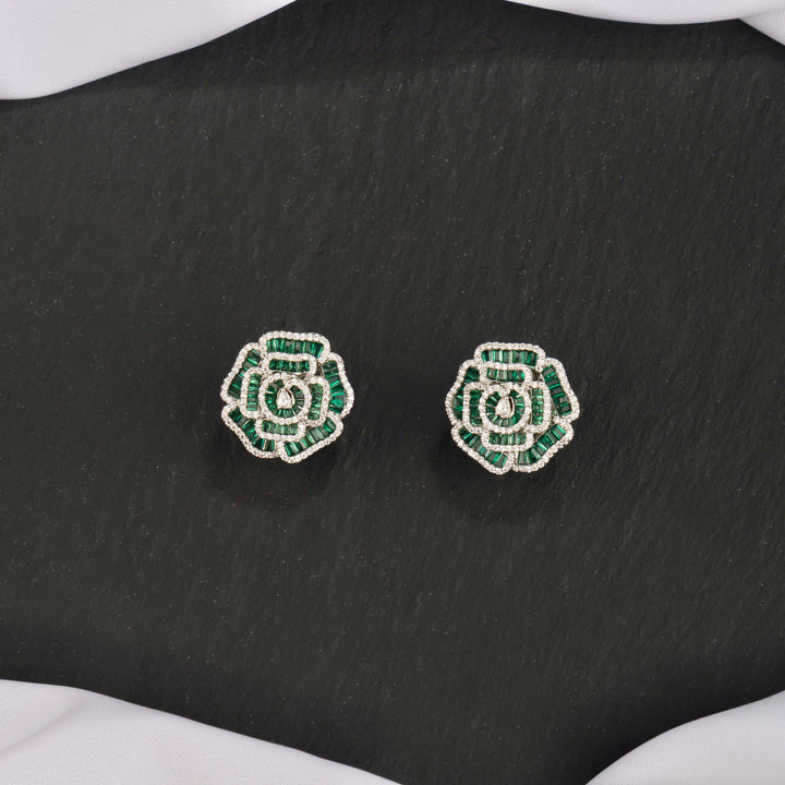Rose Diamond Studs