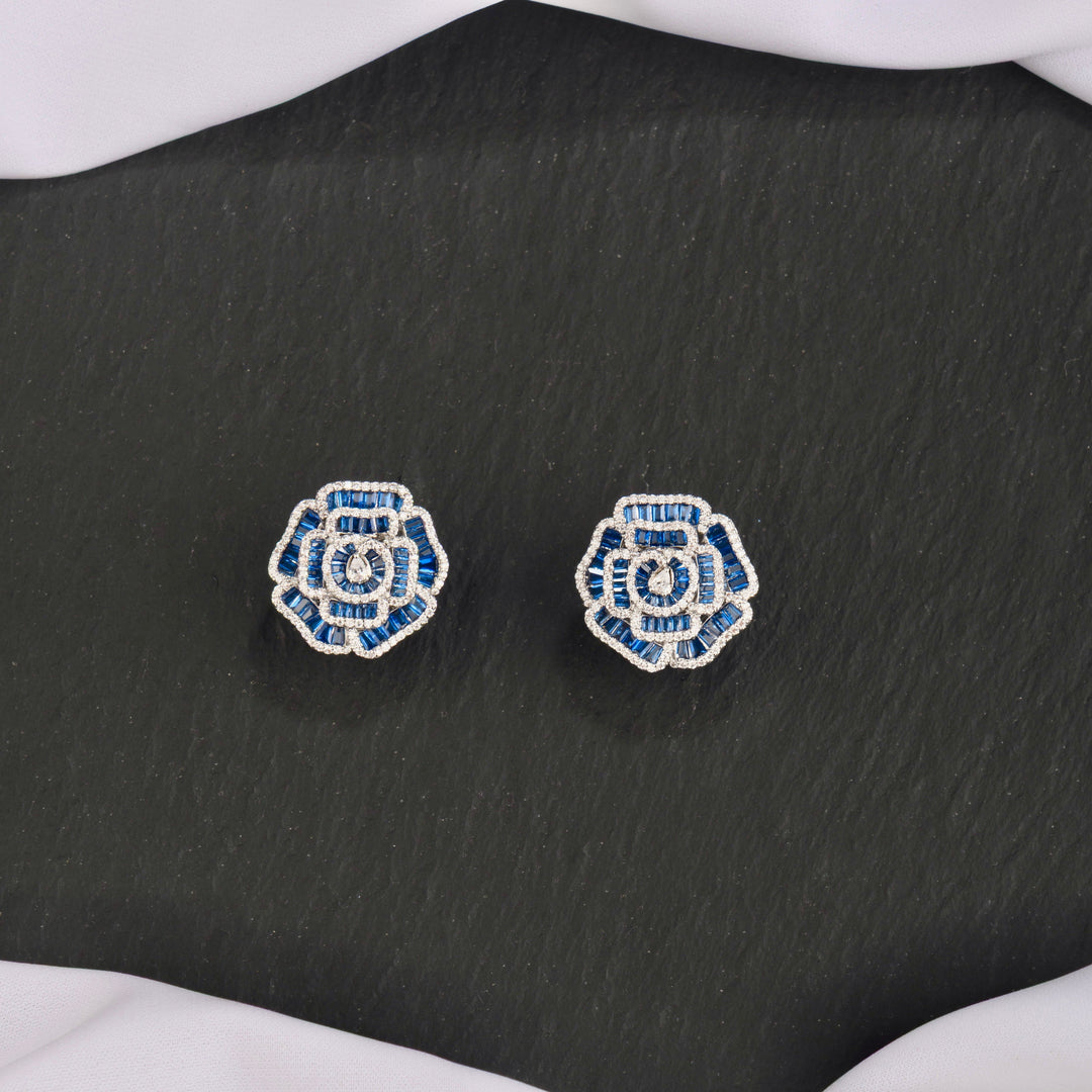 Rose Diamond Studs