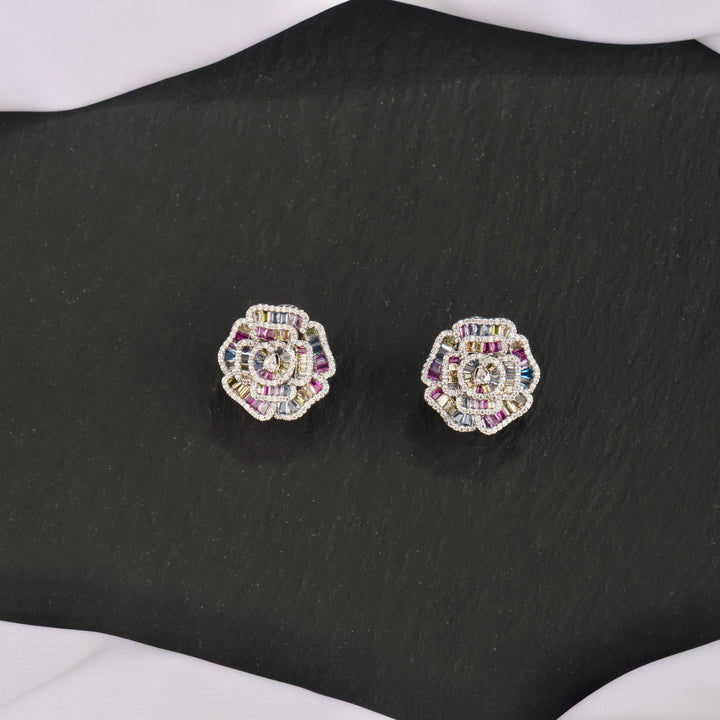 Rose Diamond Studs