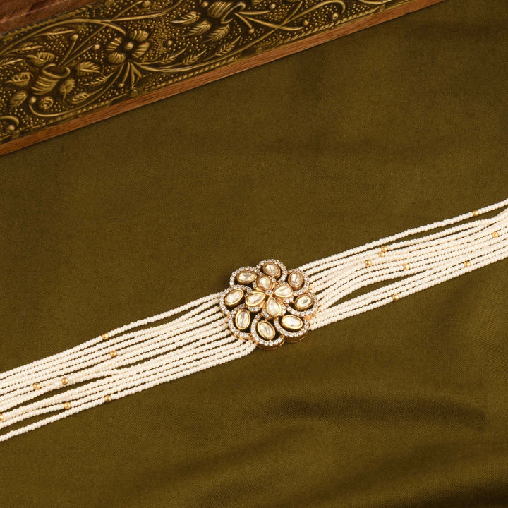 Kirti Polki and Pearl Choker Set