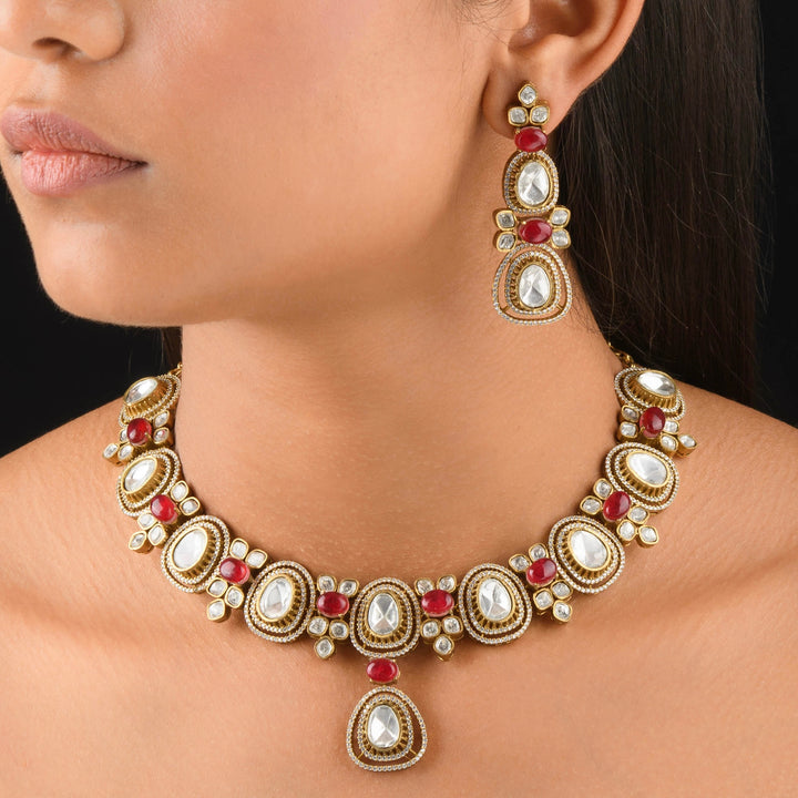 Suhani Polki Necklace Set