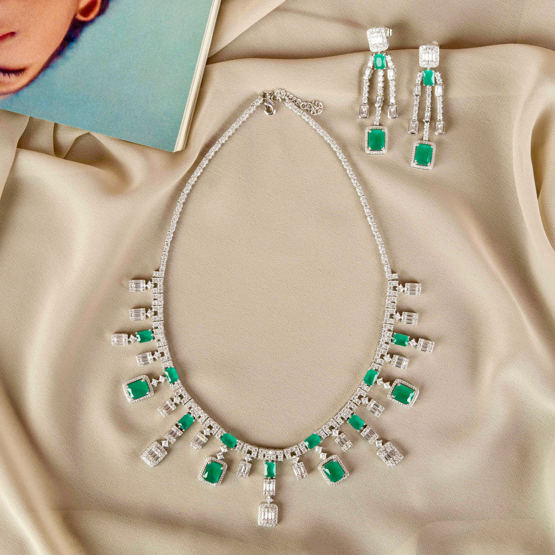 House of MISU in Iliana Diamond Necklace Set