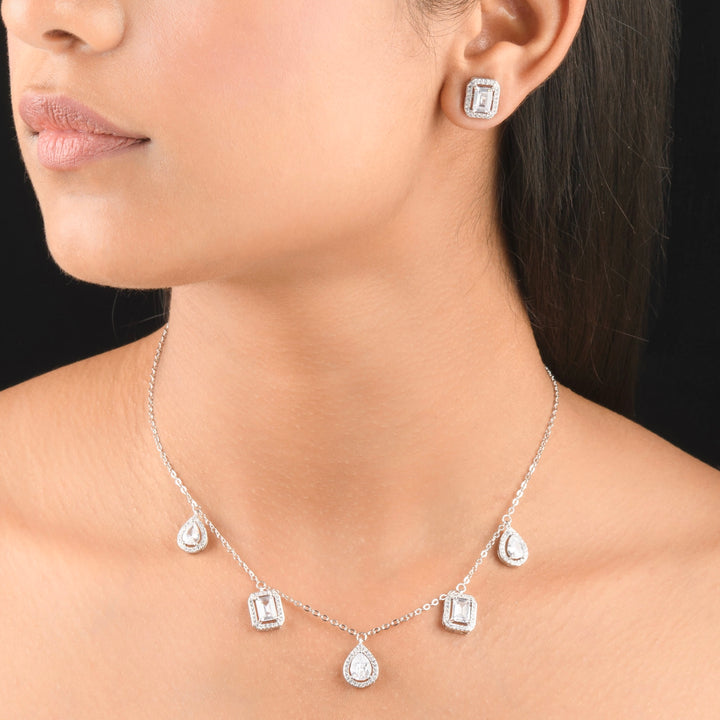 Dallas Diamond Necklace Set