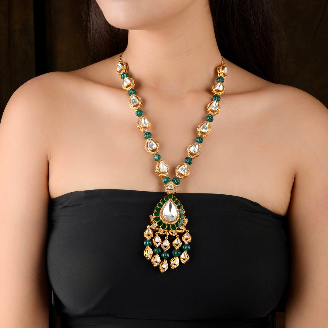 Aadrika Polki Necklace Set