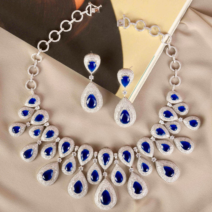 House of MISU in Karsyn Diamond Necklace Set