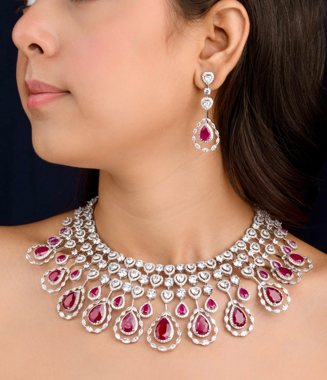 Haisley Diamond Necklace Set