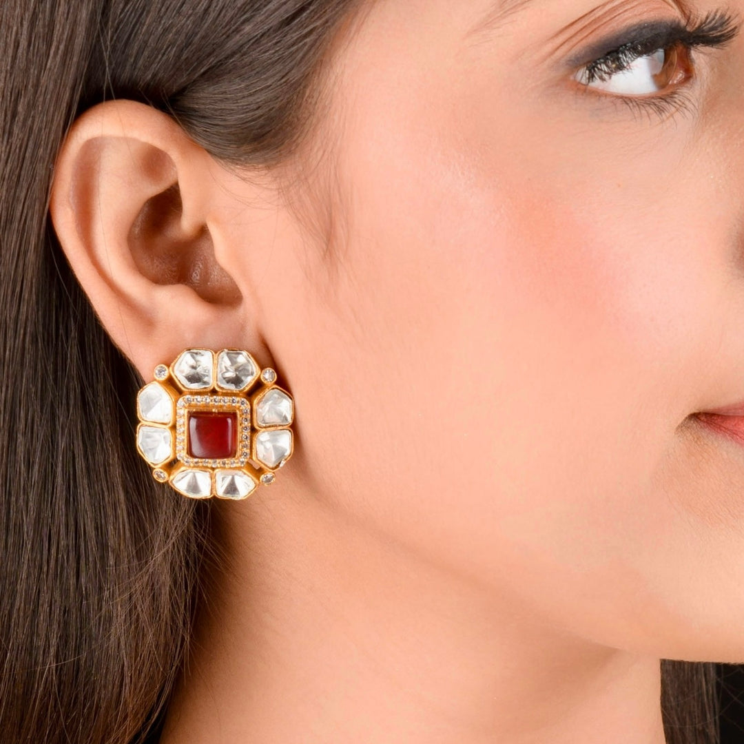 Ashvi Polki Earrings