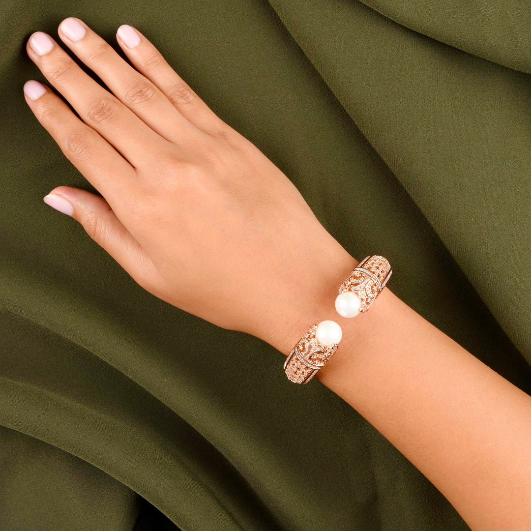 Rayne Diamond and Pearl Bracelet