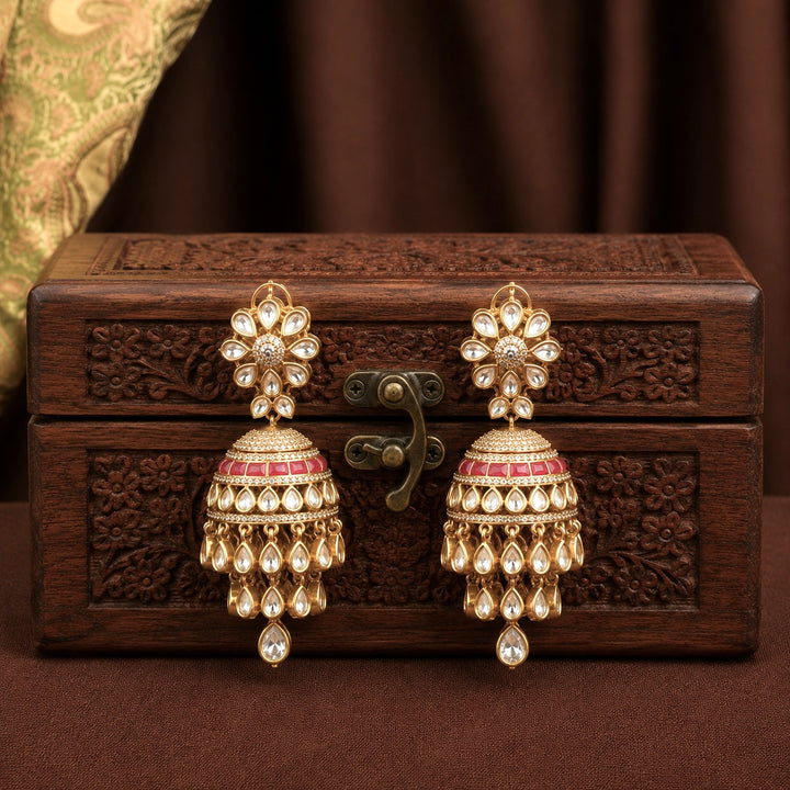 Ritika Polki Jhumkas