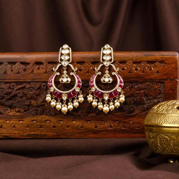 Sidhi Polki and Pearl Chandbali