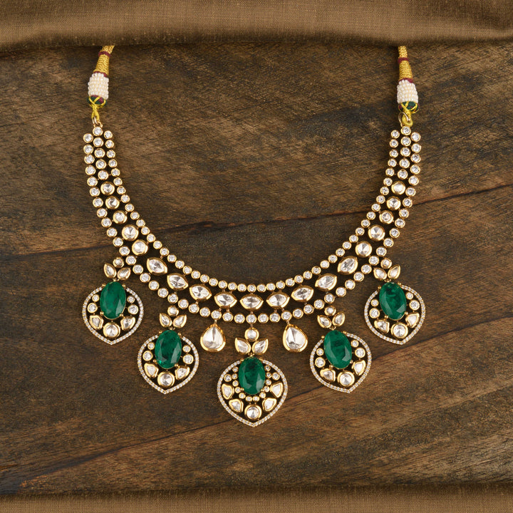 Indiana Polki Necklace Set