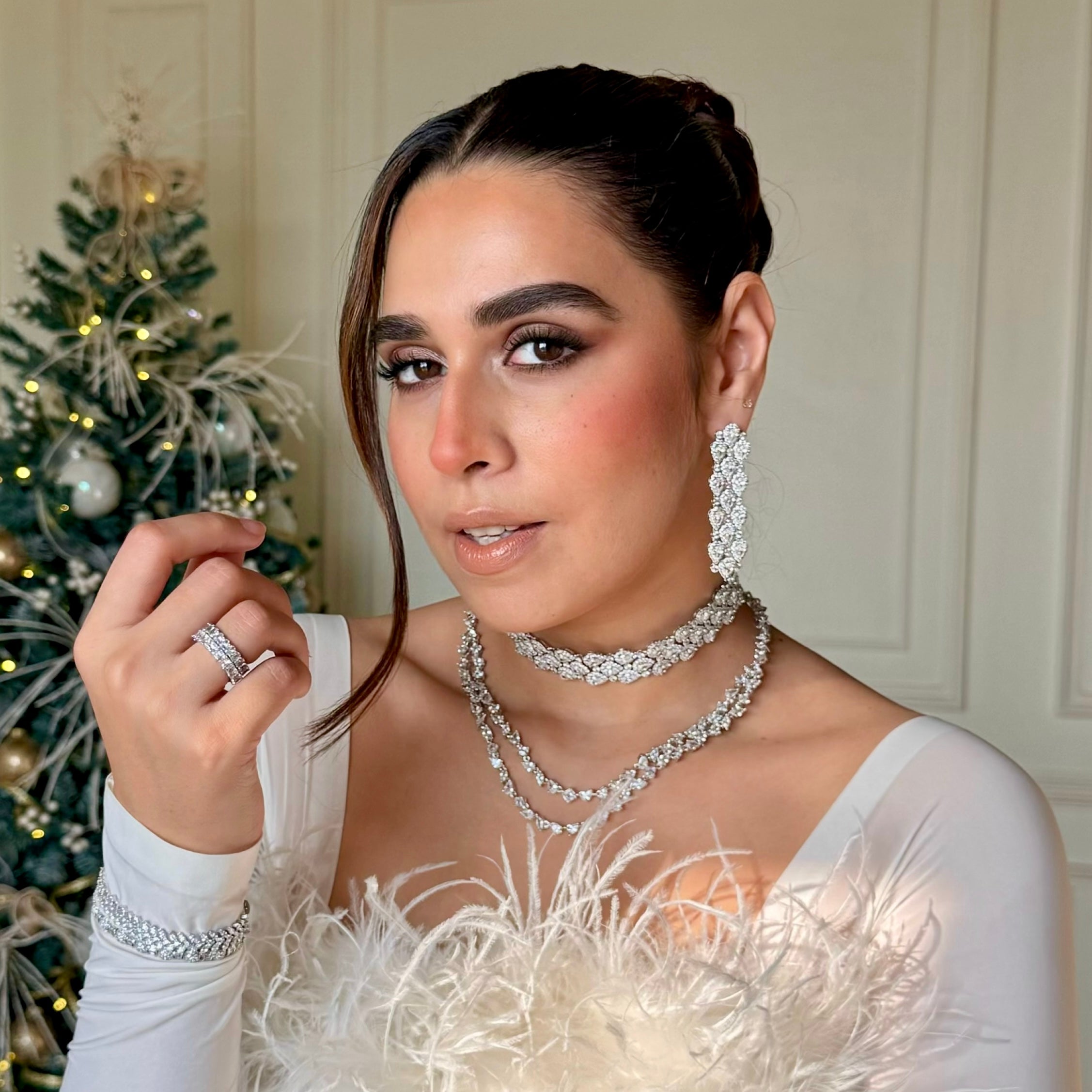 andmary Claire choker tops white アンドマリー 【公式通販】