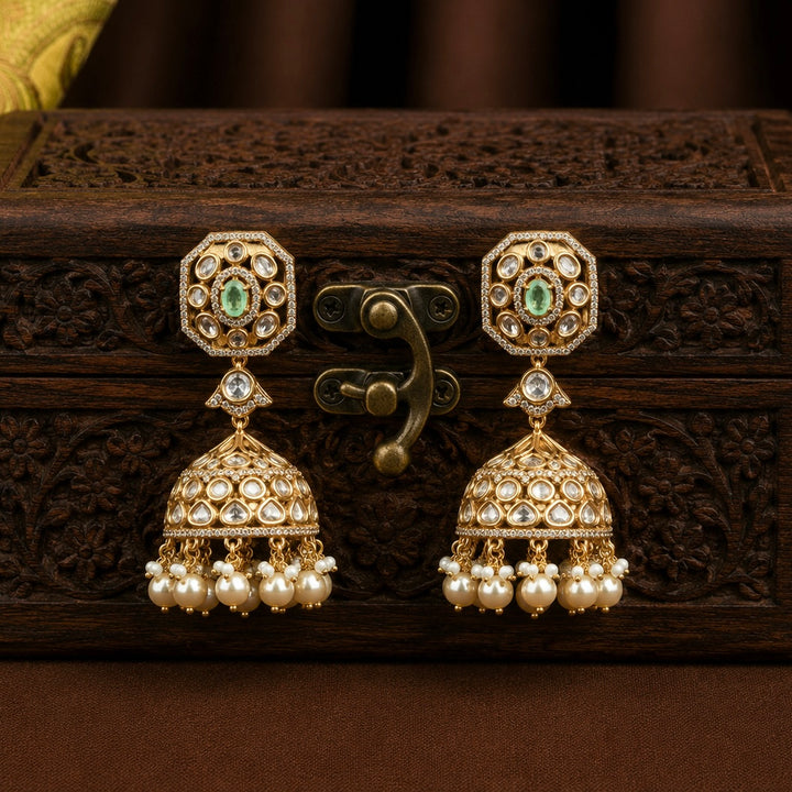 Shireen Polki Jhumkas