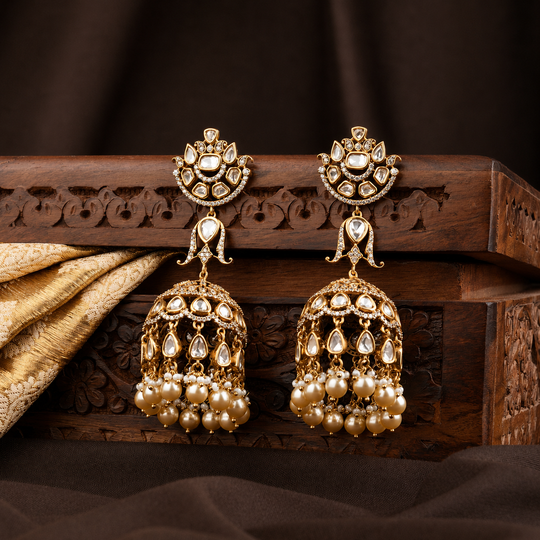 Anamika Polki Jhumkas