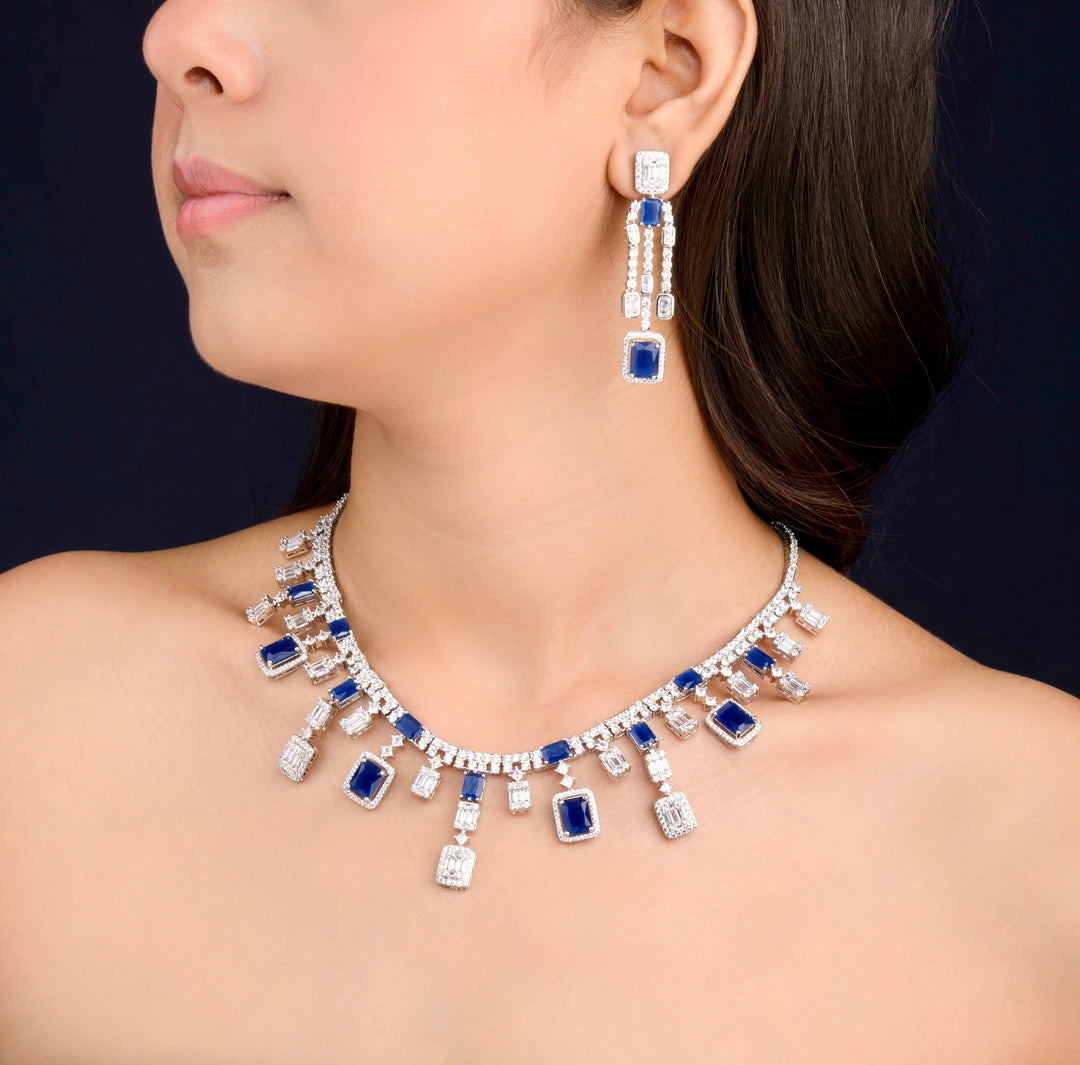 House of MISU in Iliana Diamond Necklace Set